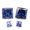 Factory Wholesale 3EX Dark Blue VVS Princess Cubic Zirconia