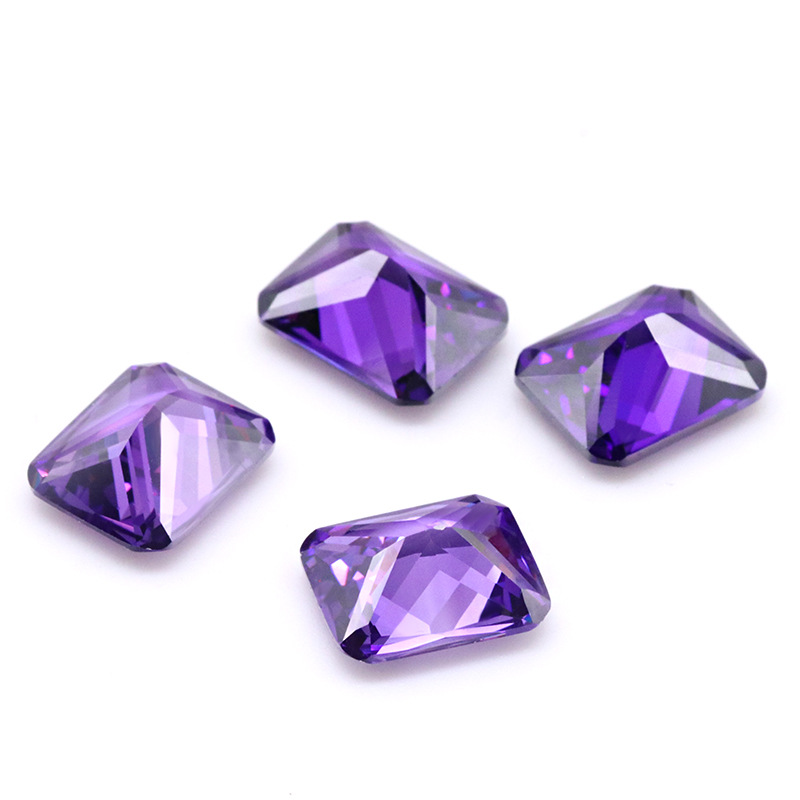 Mysterious Dark Purple 3A VVS Brilliant Cubic Zirconia for Jewelry Making