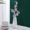 Transparent Crystal Plum Blossom Ornaments Set Ornaments Crystal Crafts