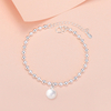 Manufacturer Direct Sales Trend Round Pearl Bracelet Temperament Versatile Pearl Pendant Bracelet Jewelry