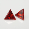 5A Bright Red Manufacture Wholesale Triangle Cubic Zirconia for Jewelry