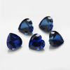 VVS Heart Shaped Sapphire 3EX Factory Wholesale Blue Corundum