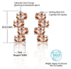 Irregular Shape Personality 925 Sterling Silver Gold Plated Women's Fashion Earrings