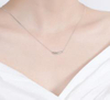 Autumn Winter Style Simple Water Drop Necklace S925 Sterling Silver