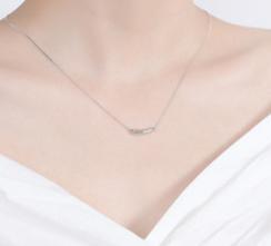 Autumn Winter Style Simple Water Drop Necklace S925 Sterling Silver