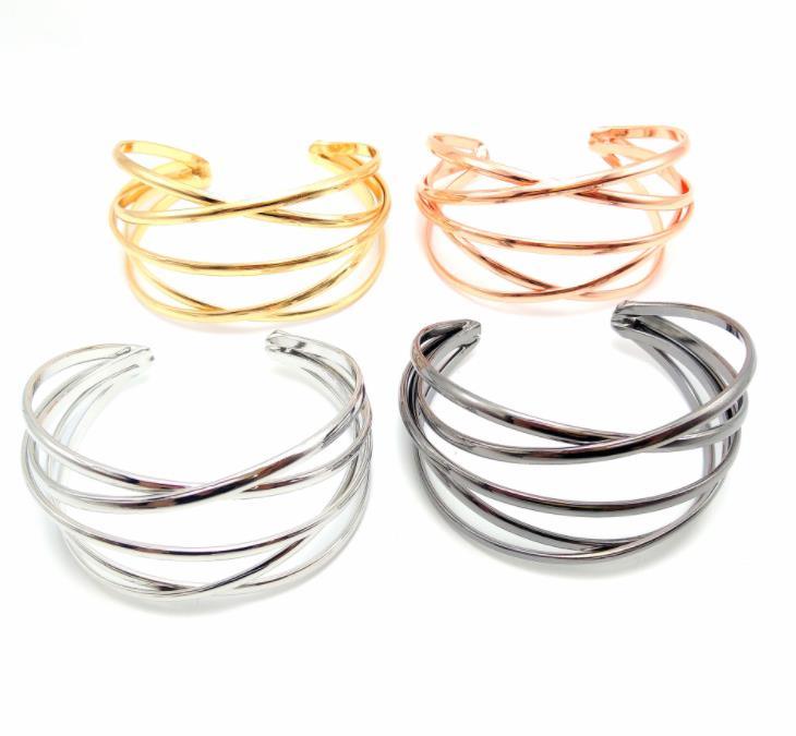 The Factory Directly Supplies Popular Personalized Hollow Retro Open Bracelet Fashion Jewelry