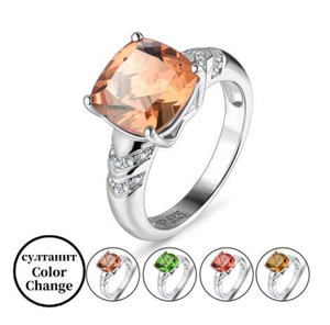 Zultanite Color Change Turkish Zultanite Sterling Silver Women Ring-S925 Fine Jewelry