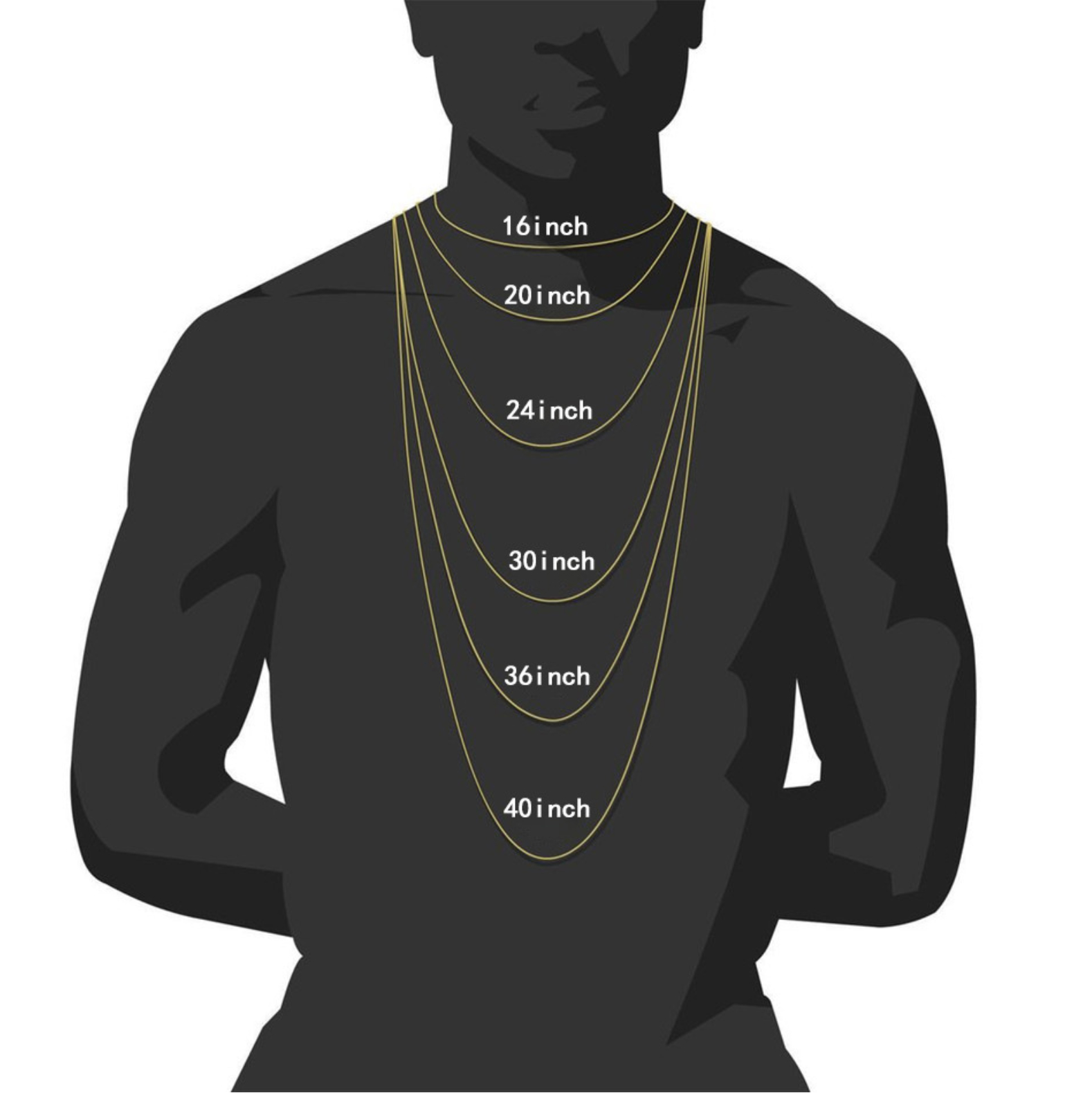 Hip Hop Combination of The Silver Color Necklace