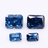 Elegant 3A dark blue high quality rectangular cubic zirconia