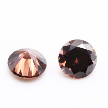 Support Customized Shiny Coffee High-quality Cubic Zirconia