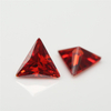 5A Bright Red Manufacture Wholesale Triangle Cubic Zirconia for Jewelry